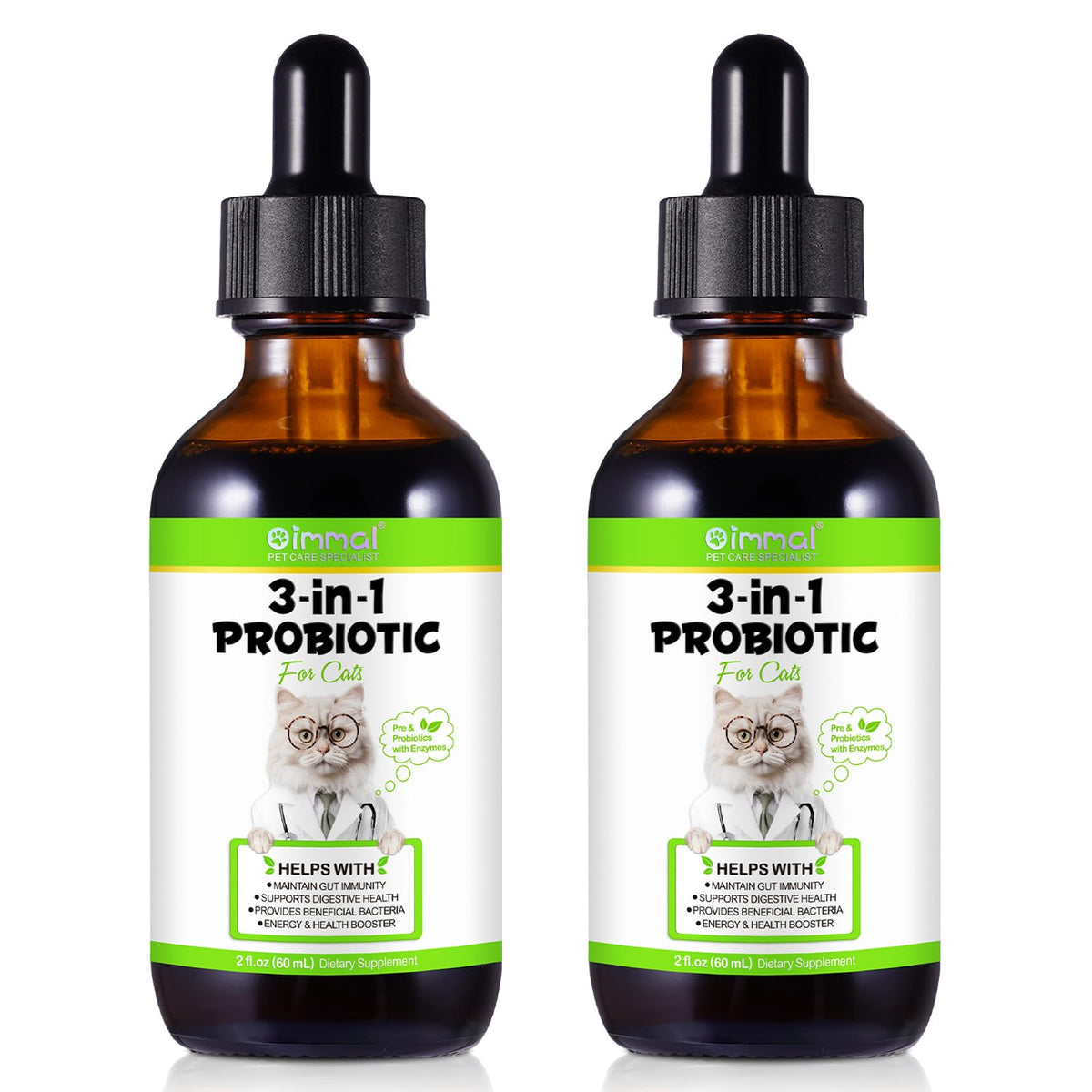 FANGCUN bottle pour for easy daily cat dosing and gut support