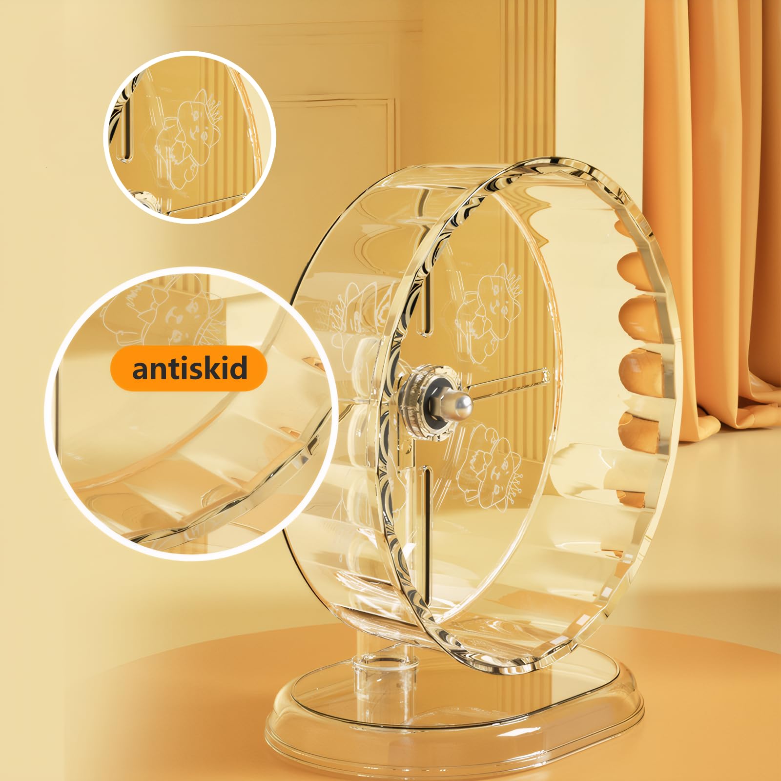 Fanlahmtasy wheel disassembled for thorough cleaning highlights easy maintenance.