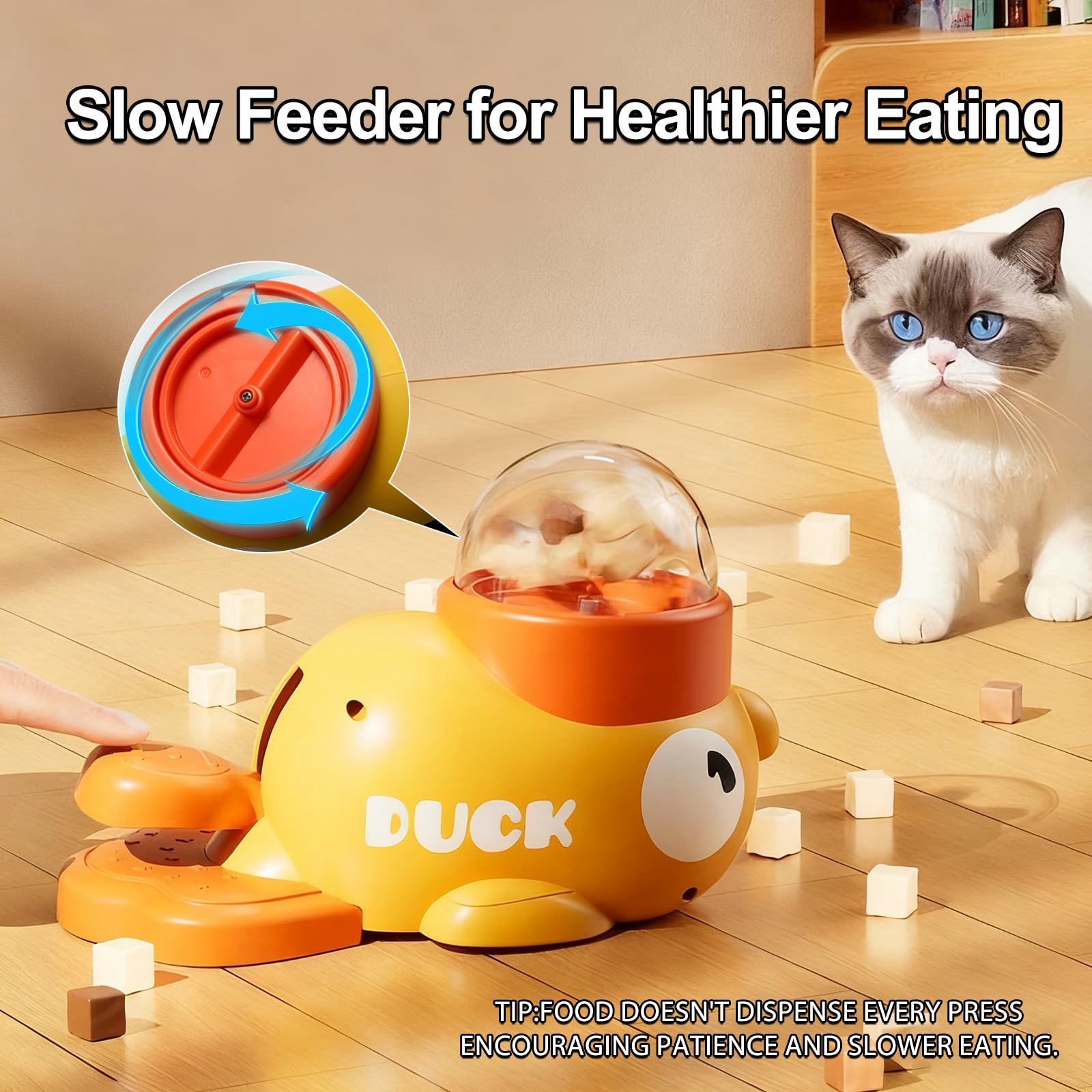 Fanosy ABS-material dog feeder showing durable, non-toxic construction for daily use