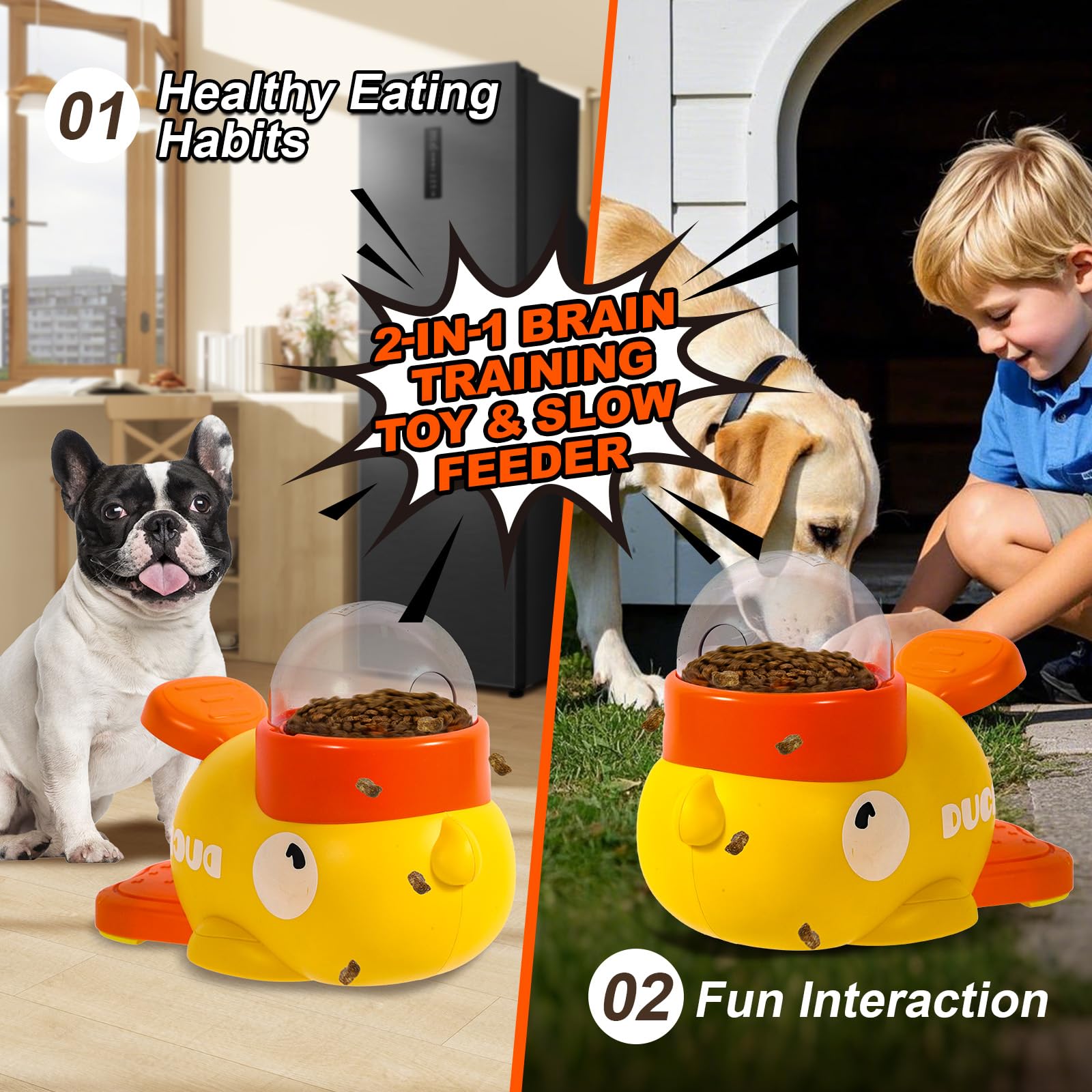 Fanosy puzzle-feeder dog-cat engages pets with interactive challenges and rewards curiosity