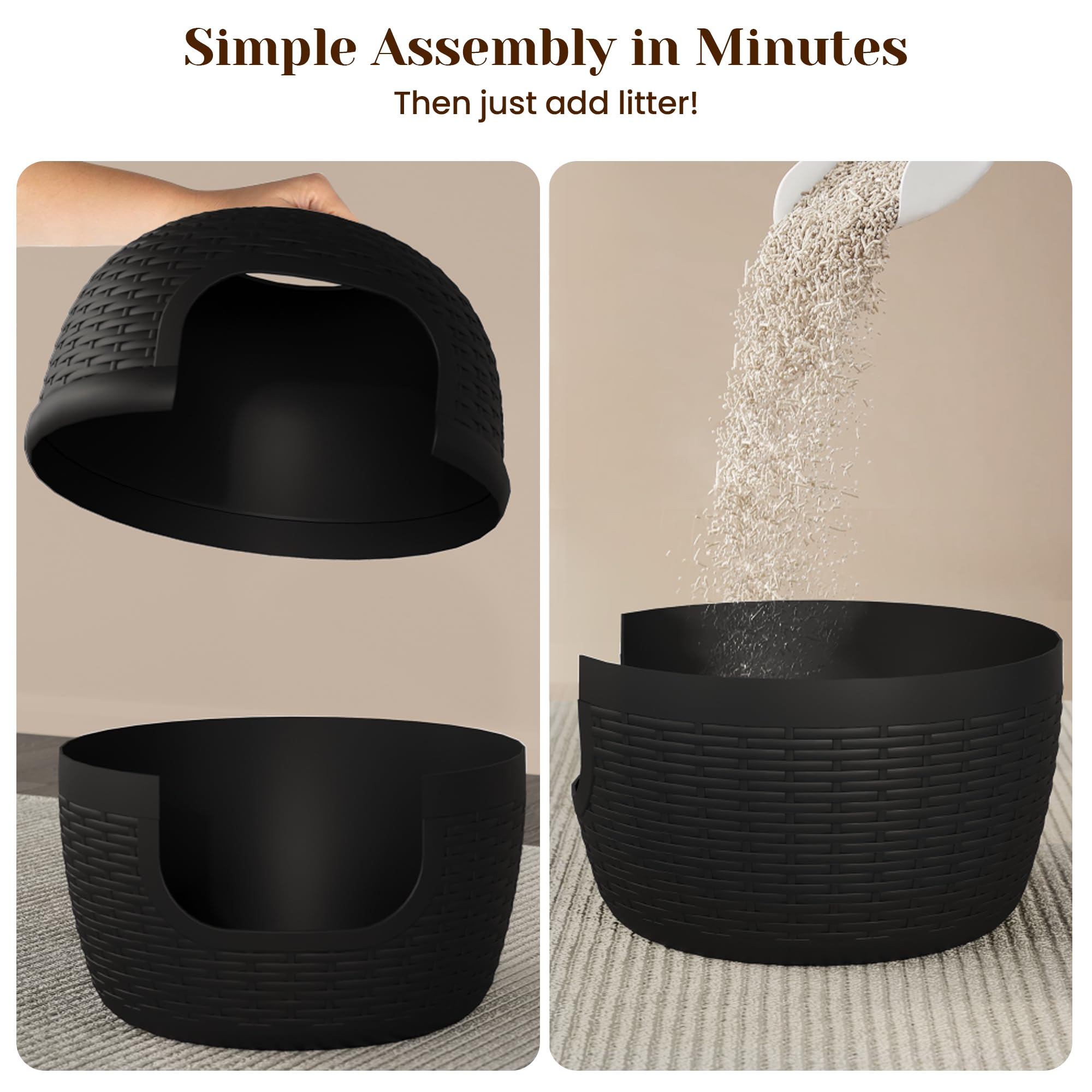 FansaFurn easy assembly with no extra tools required, quick setup.