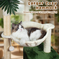 Fantasreen cat condo offers a secure, comfy den for cats to observe from above