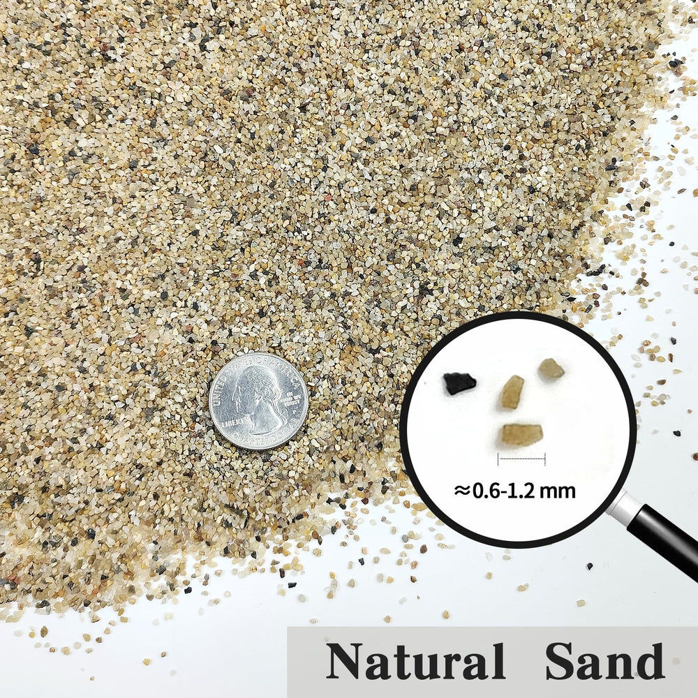 Bright tank substrate using FANTIAN 0.6-1.2mm sand