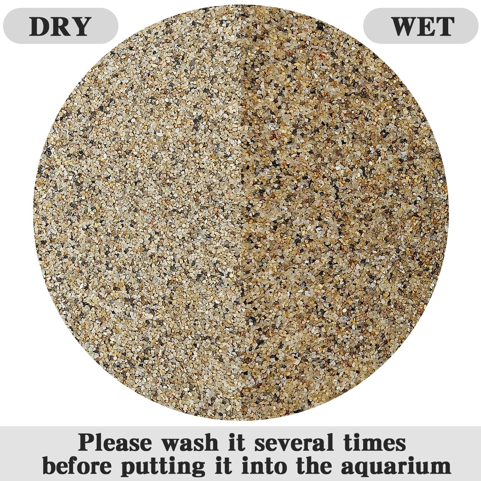 Brightens tanks after rinsing with clearer water