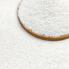 FANTIAN 5lbs aquarium white sand, 0.4-0.8 mm grains for a clean tank base.