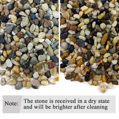 FANTIAN aquarium pea gravel provides stable substrate for fish and terrariums.