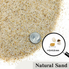 FANTIAN silica sand close-up shows uniform grain size for clean substrates.
