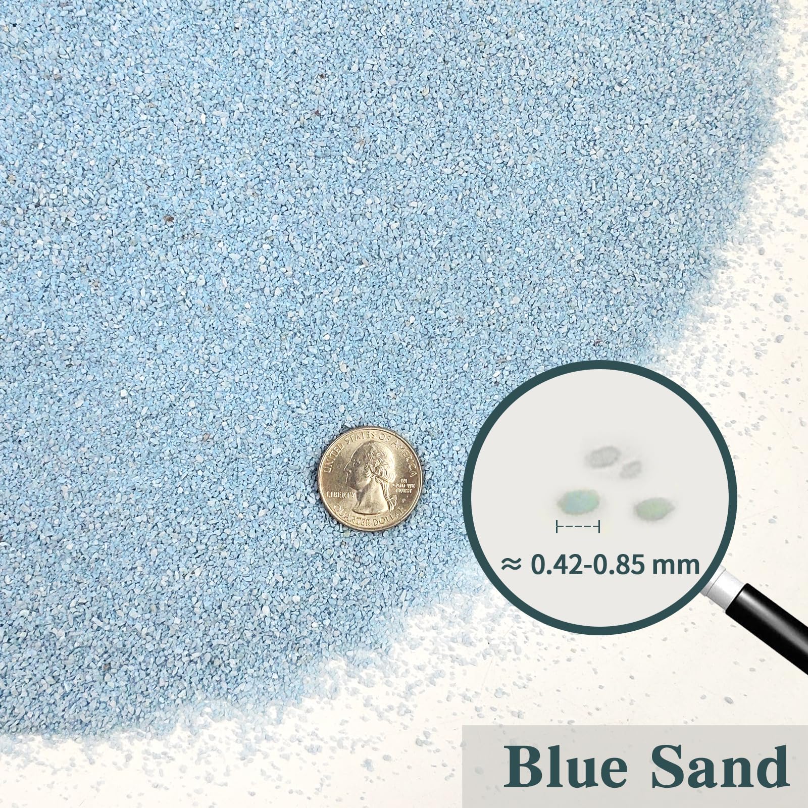FANTIAN blue sand in an aquarium substrate base