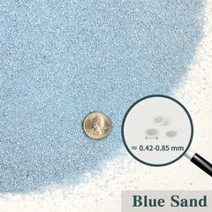 FANTIAN blue sand in an aquarium substrate base