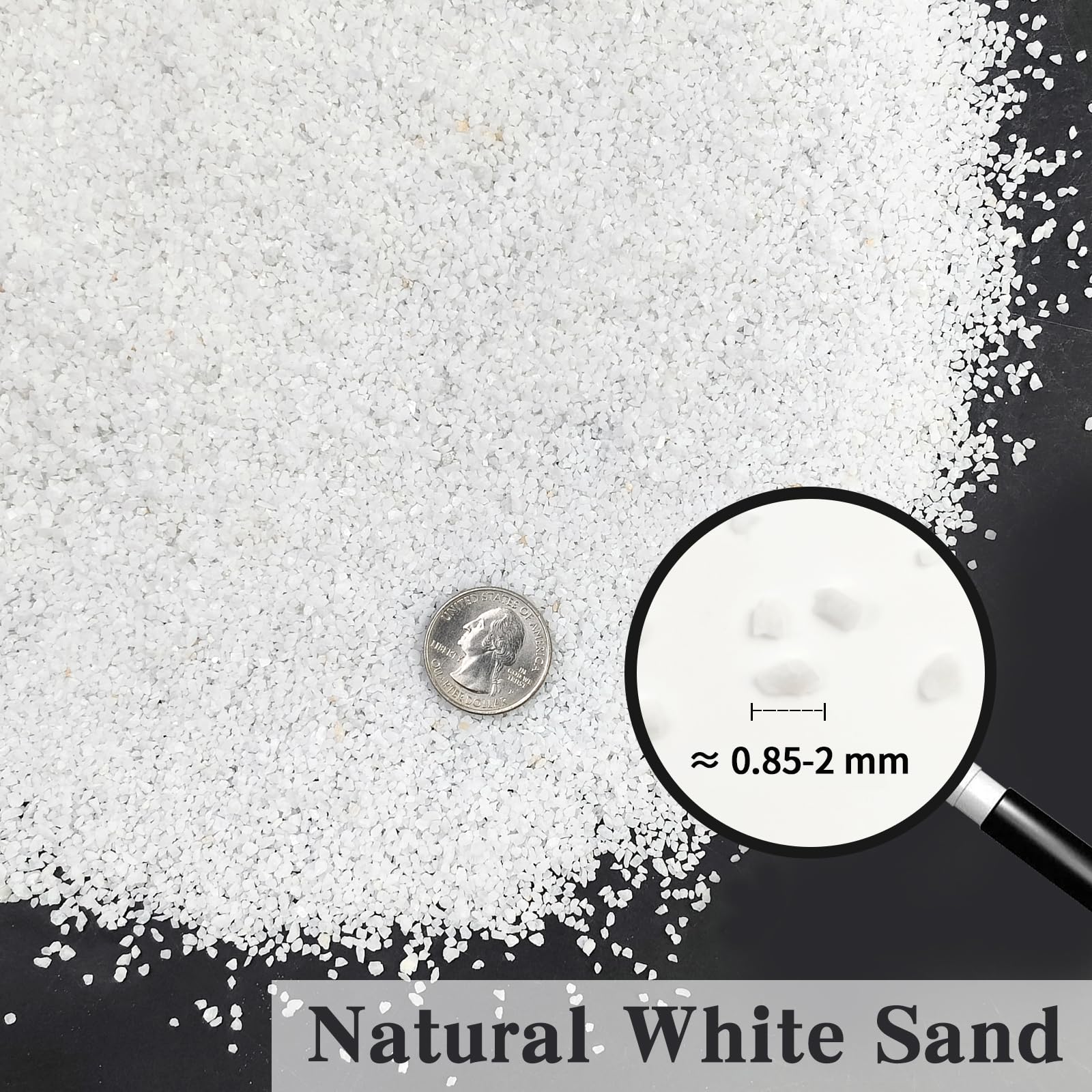 FANTIAN coarse sand 0.8–2 mm substrate for stable tank base.