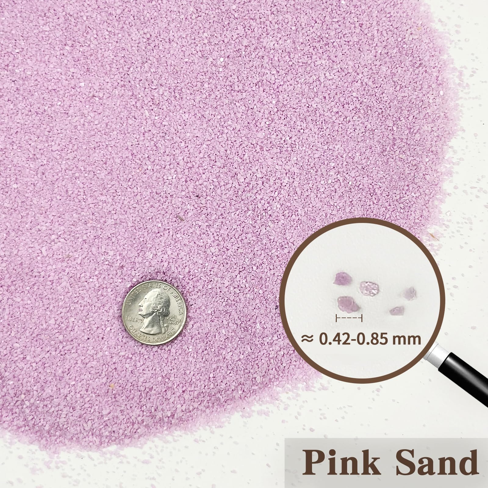 FANTIAN Pink Sand for aquarium and terrarium aesthetic accents