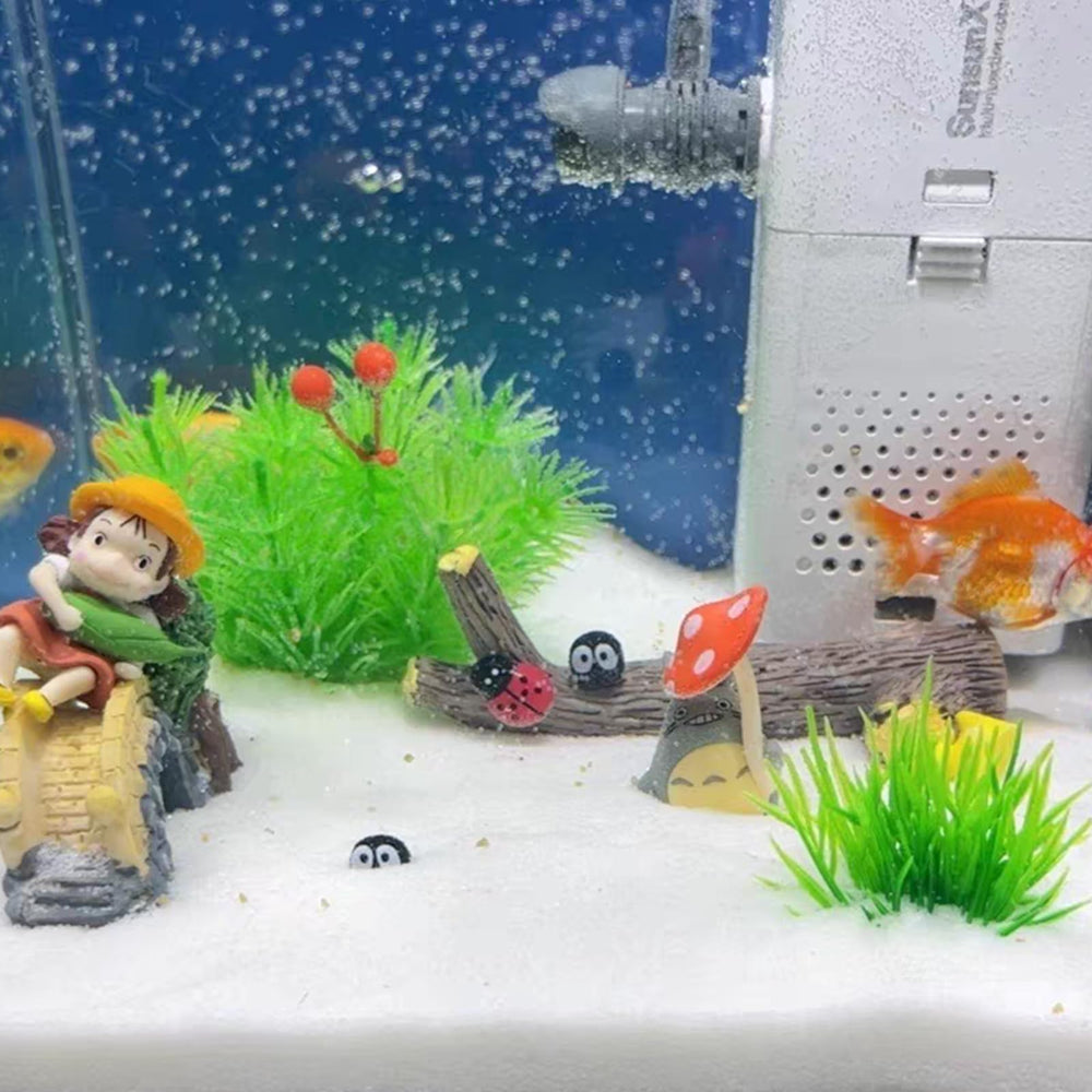 FANTIAN sand for betta tanks offers smooth grains and stable bottom surface.