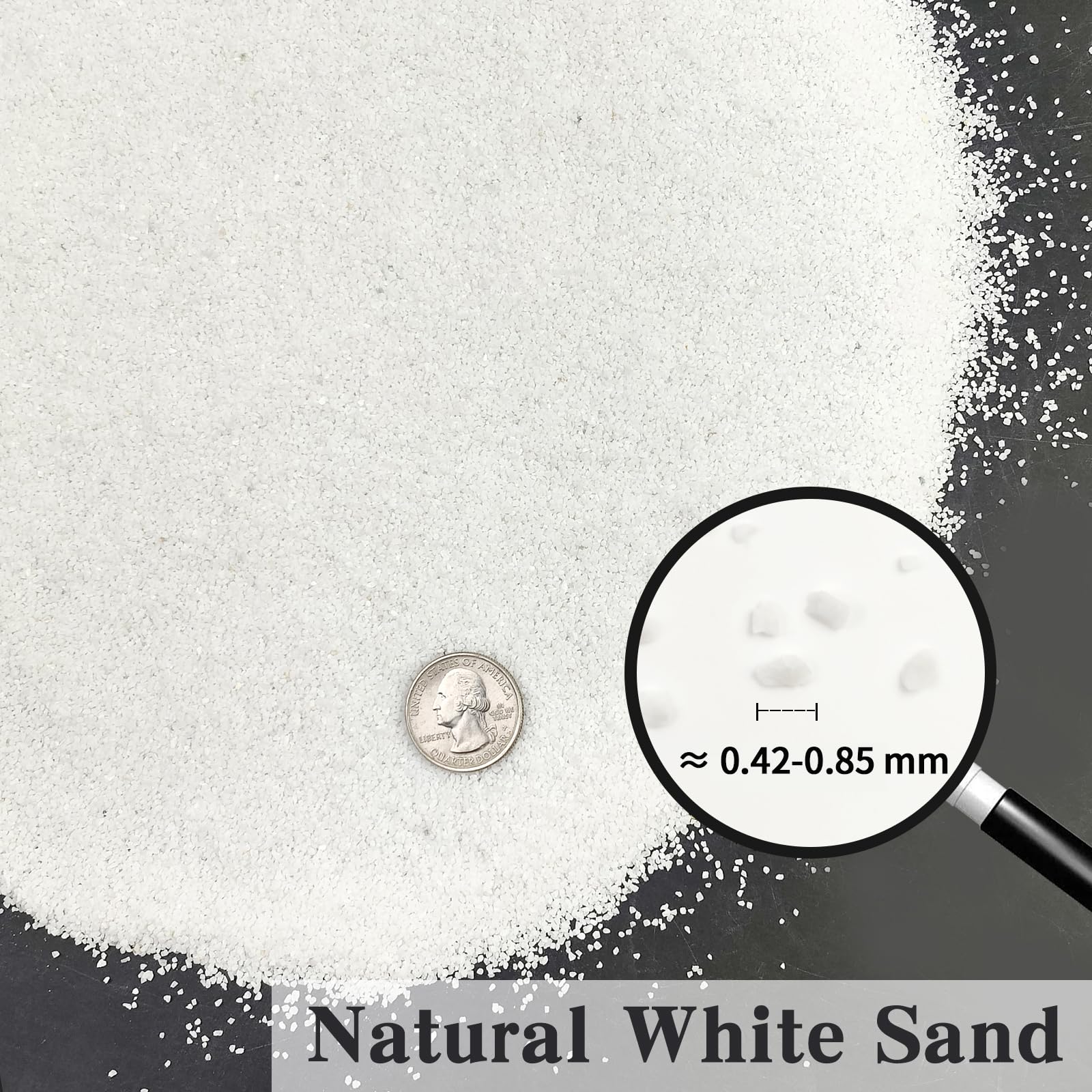 FANTIAN white sand for reptiles and terrariums as naturalistic base.