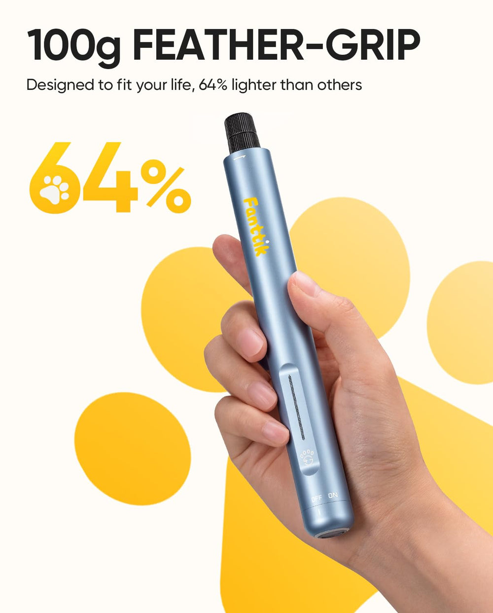 Fanttik F2 Master rechargeable battery with fast charging.