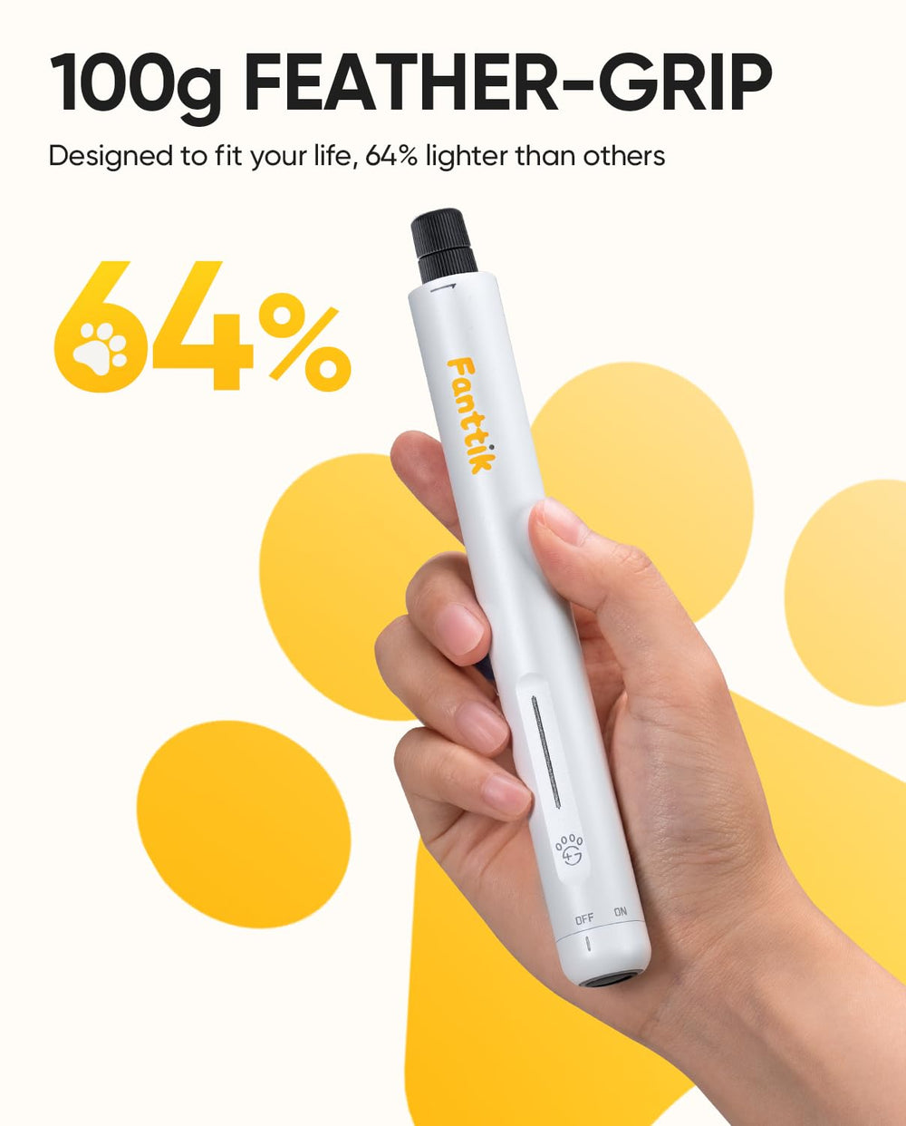 Fanttik F2 Master uses USB charging for quick power on the go.