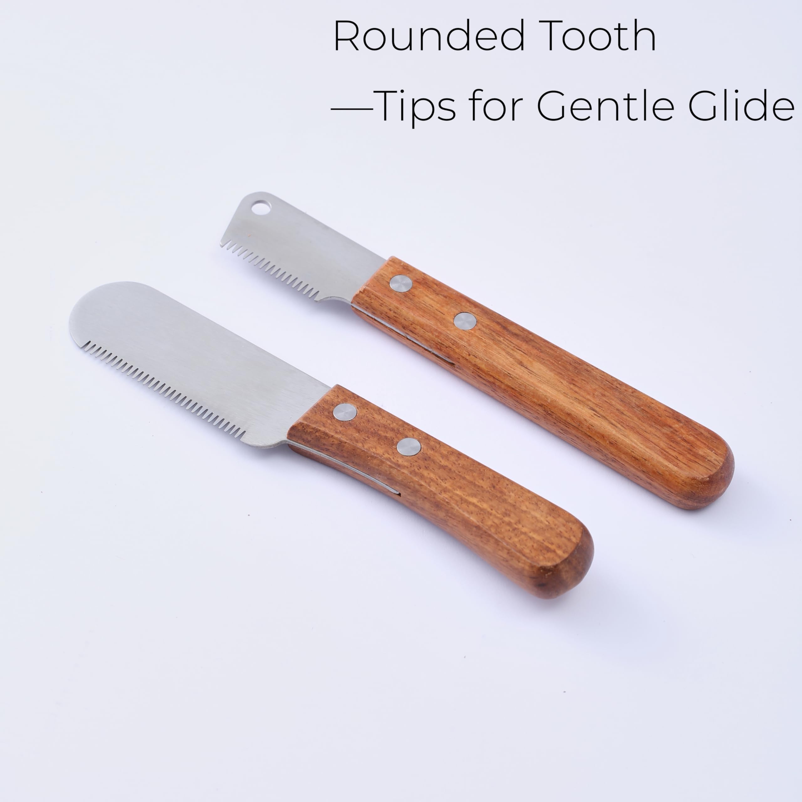 FAQQI balanced wooden handle provides steady grip during sessions