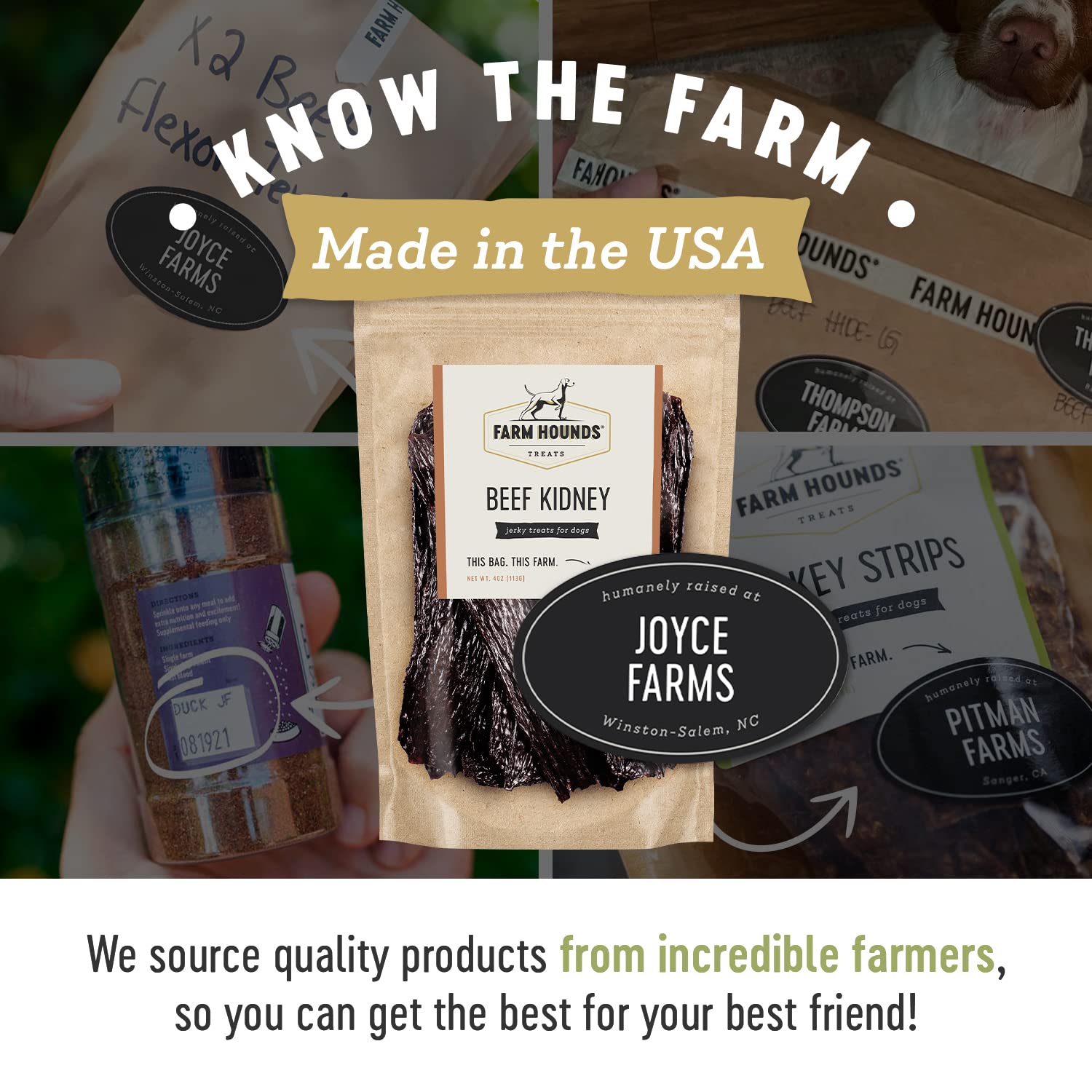 Farm Hounds Beef Kidney Jerky training treat – great for obedience