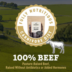 Farm Hounds beef liver treats on hand for training rewards.