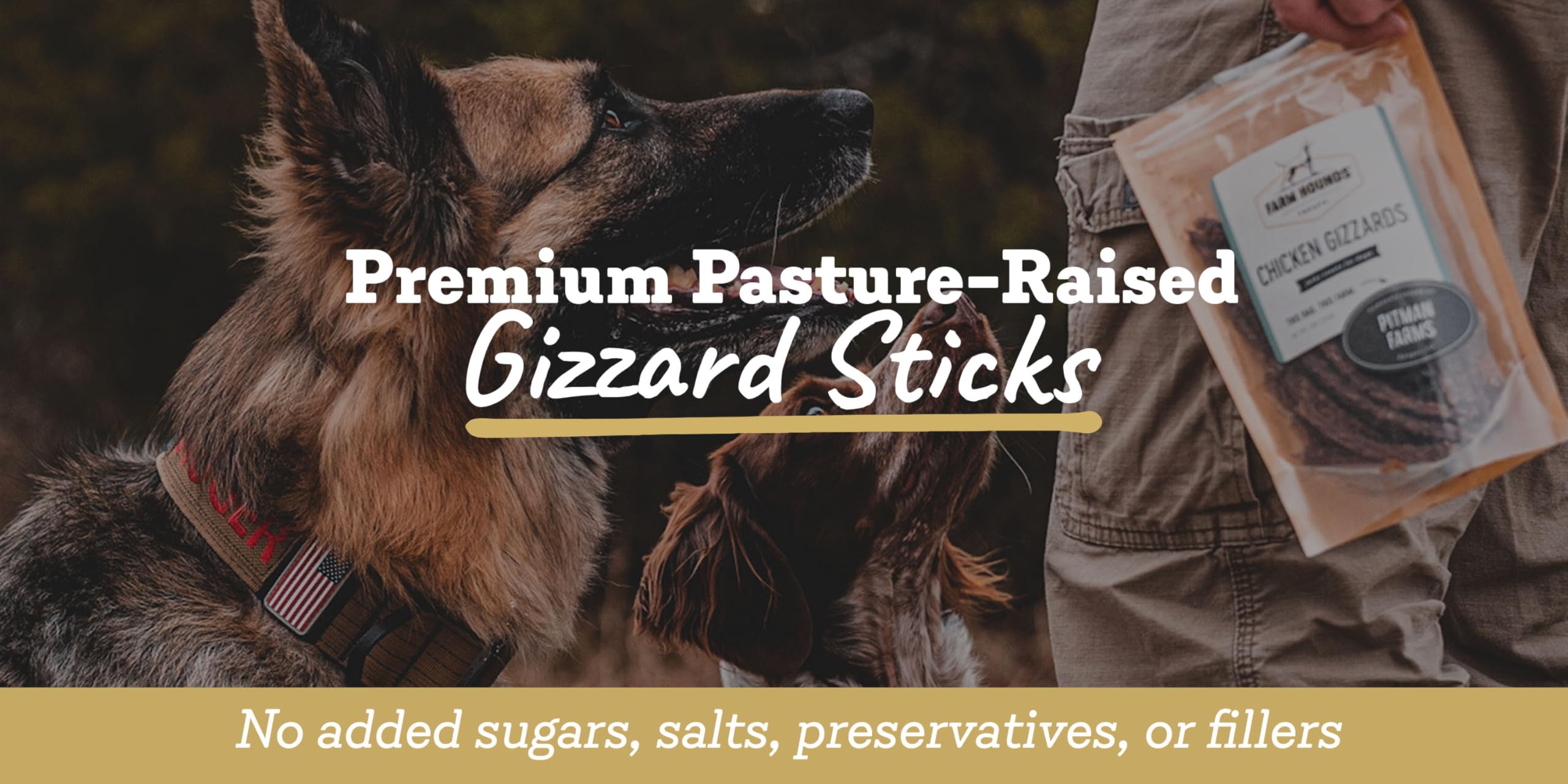 Farm Hounds Duck Gizzards jerky slices, perfect bite-sized rewards.