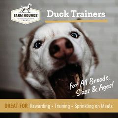 Farm Hounds Duck Trainers two-pack packaging, convenient rewards for training