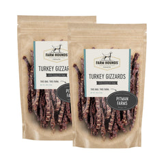 Farm Hounds turkey gizzards jerky – training treat for dogs