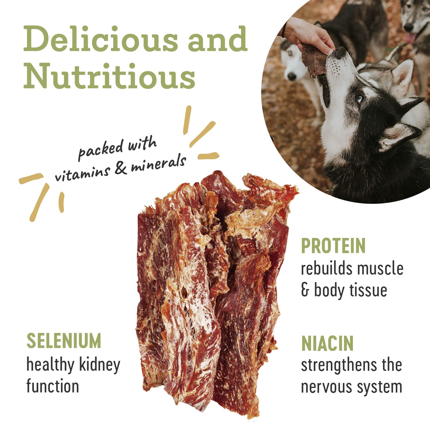 Farm Hounds Turkey Jerky made in USA with transparent farm sourcing.
