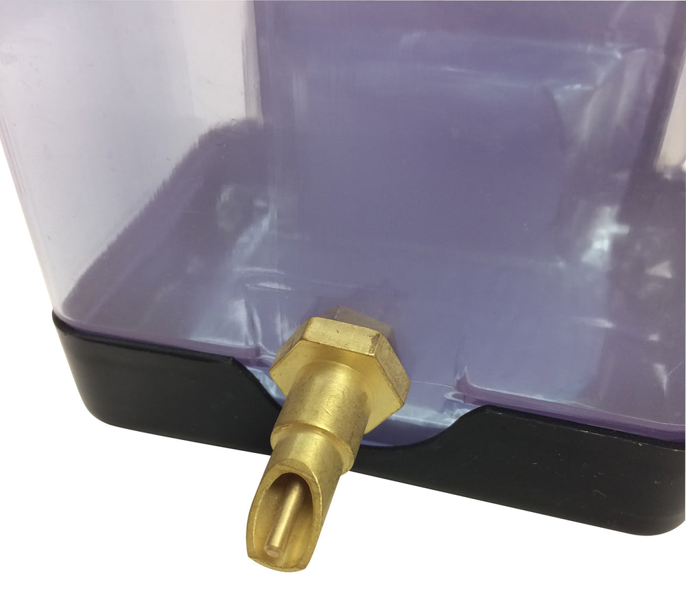 HRB-20 32-ounce bottle on rabbit cage for ready hydration.