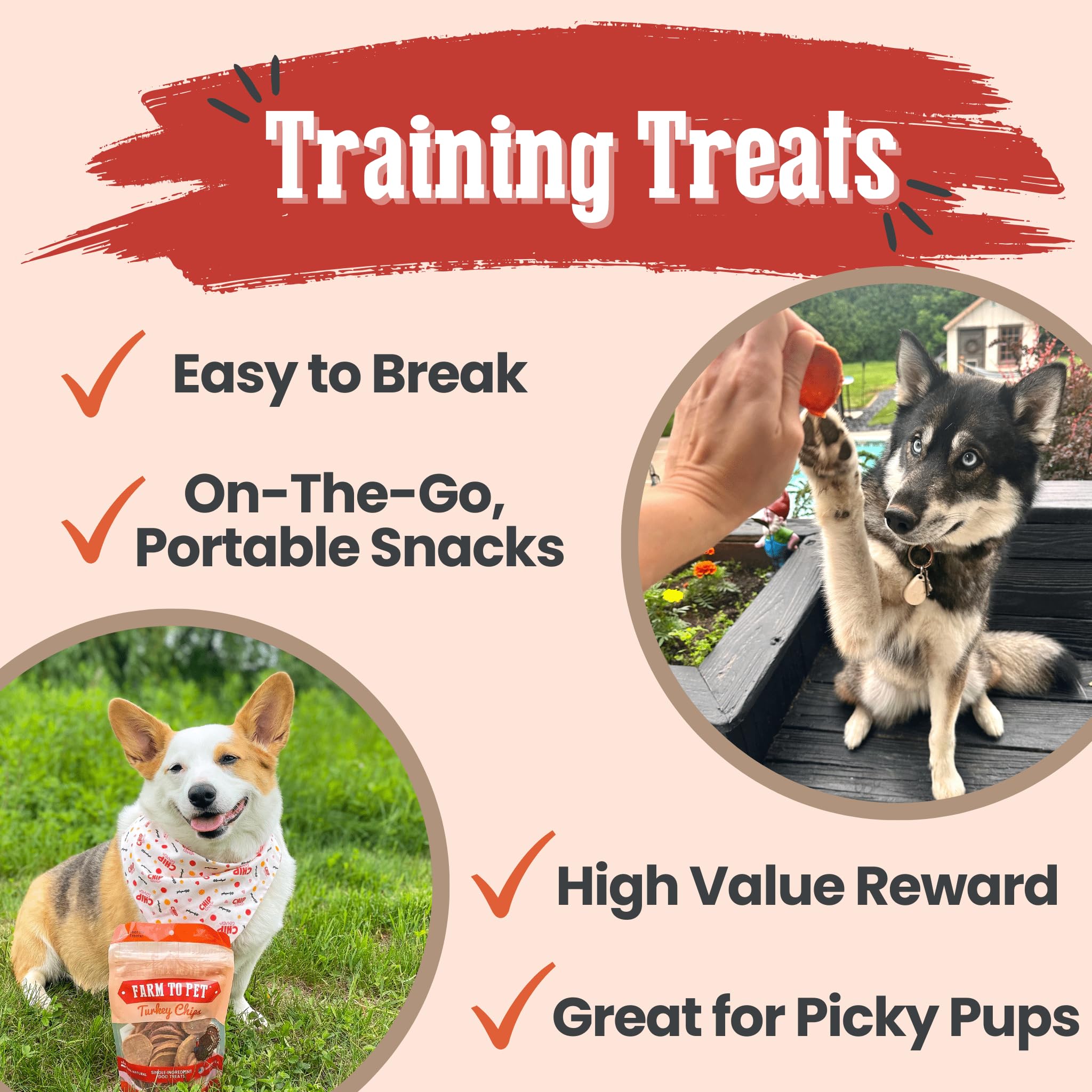 Farm To Pet single-ingredient hypoallergenic dog treat for sensitivities