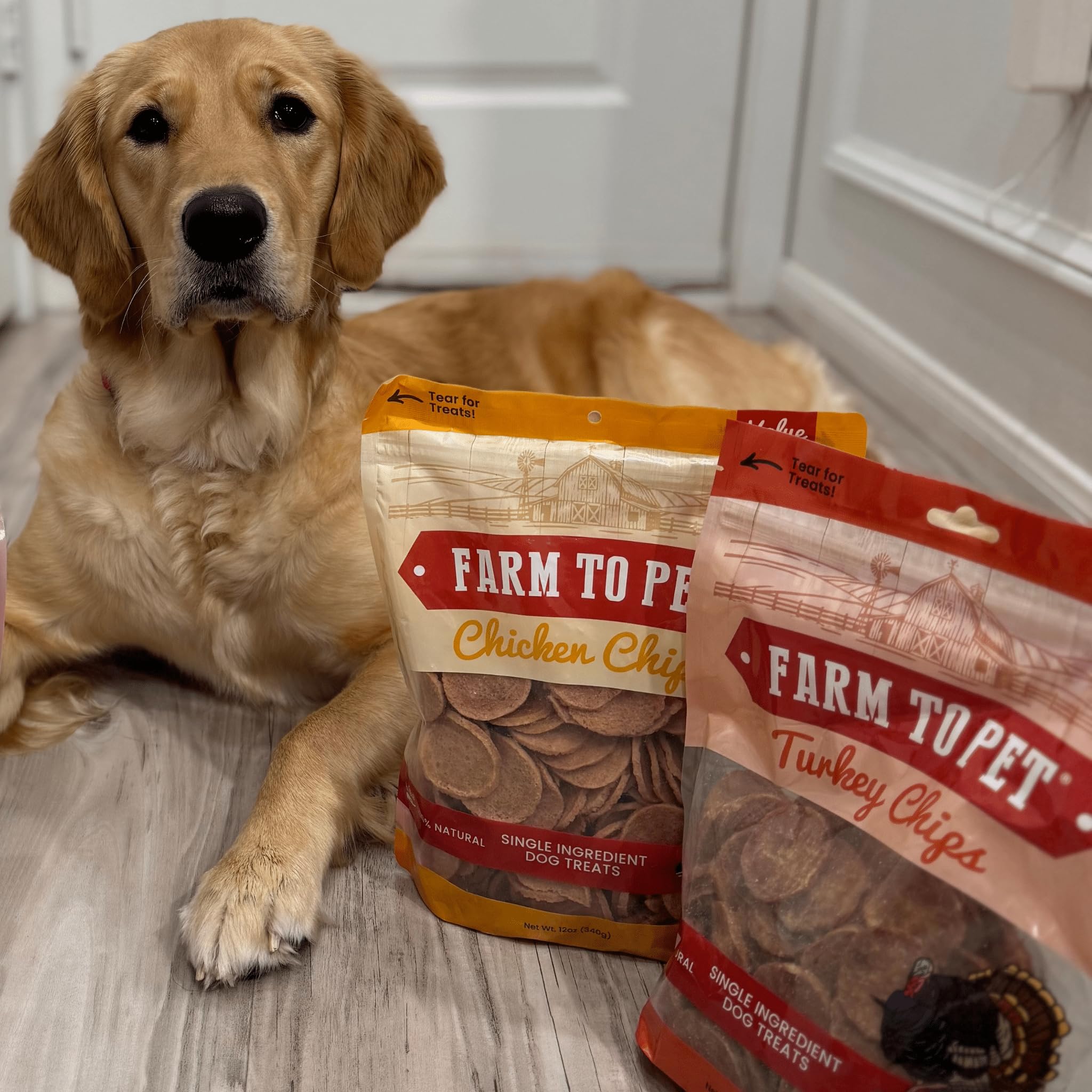 Farm To Pet training treats break apart easily for cues.