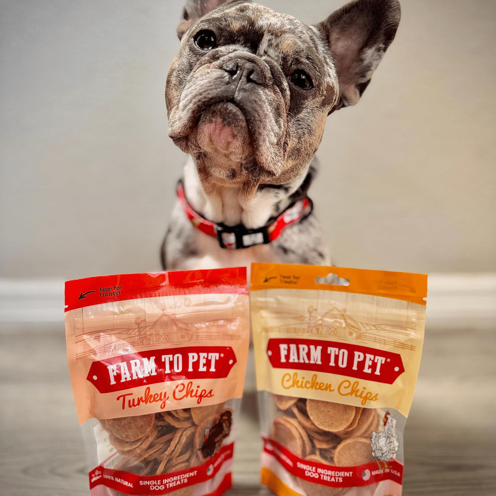 Farm To Pet USA-made packaging image; USA-sourced poultry and care