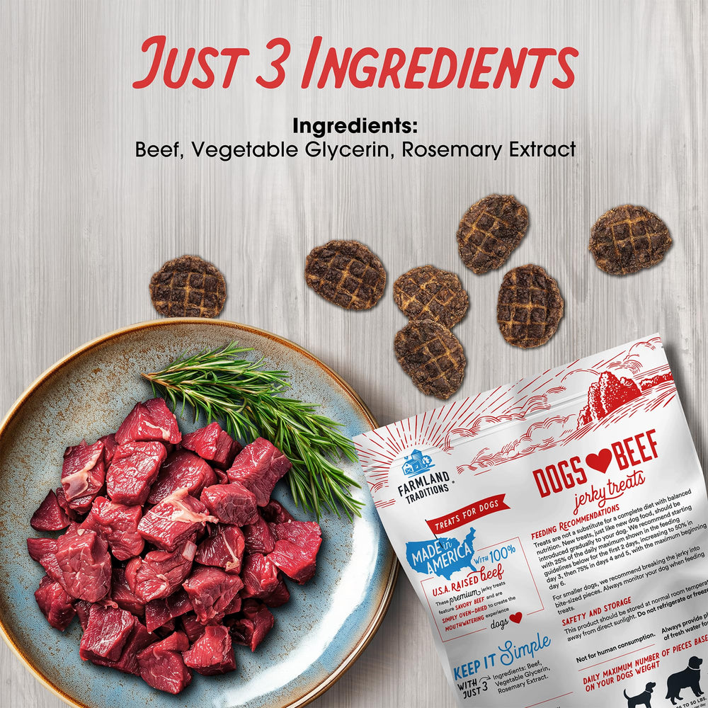 Farmland Traditions air-dried jerky texture and aroma described.