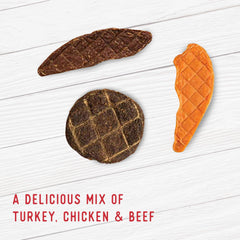 Farmland Traditions Jerky flavors highlight protein-rich chicken, beef, and turkey