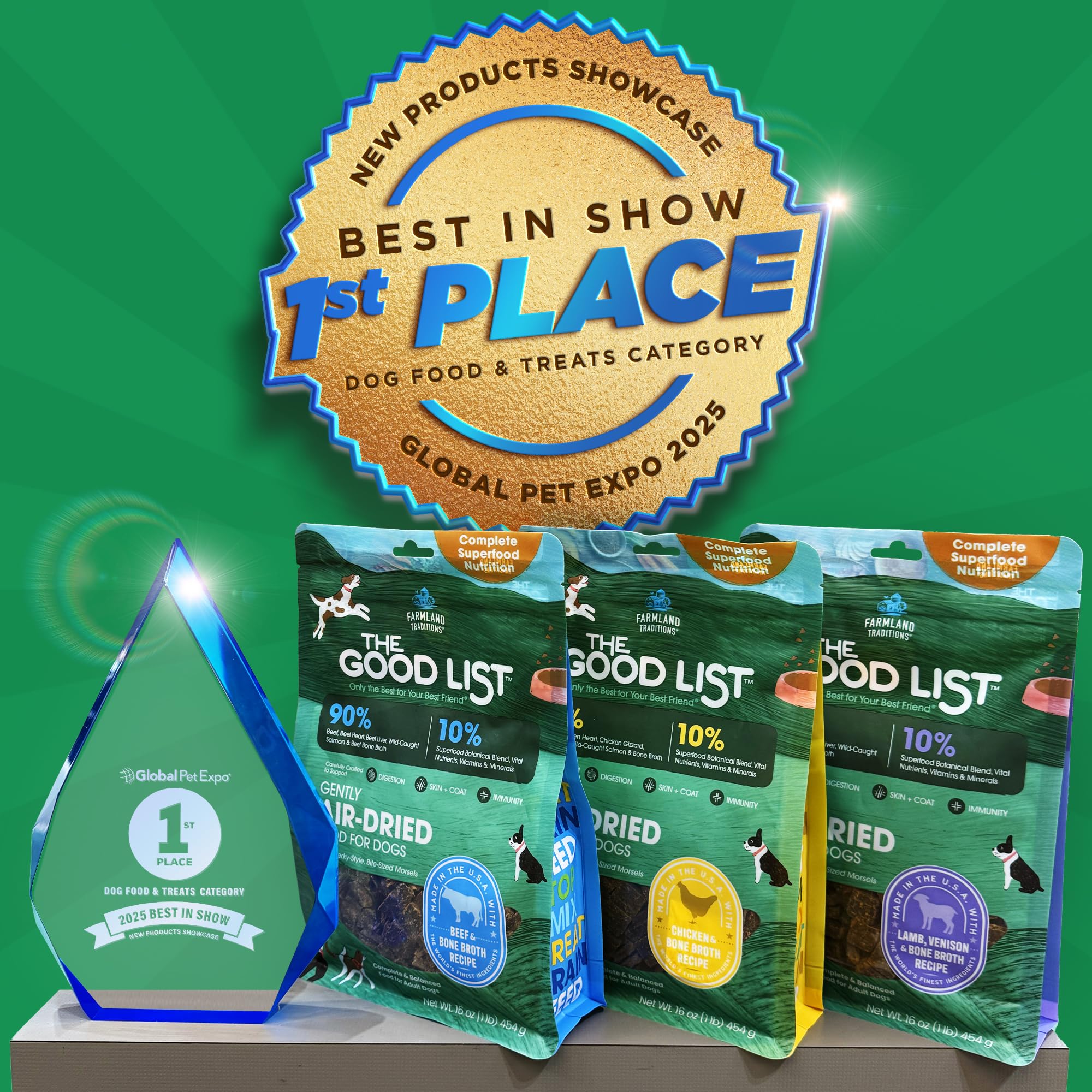 Farmland Traditions Good List serving-bowl image suggests convenient daily feeding.