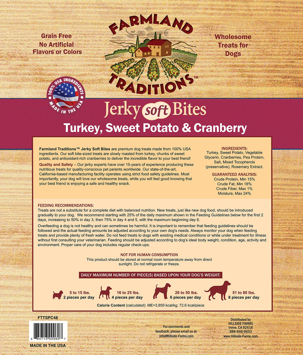 Farmland Traditions soft jerky bite texture closeup emphasizes tenderness and quality.