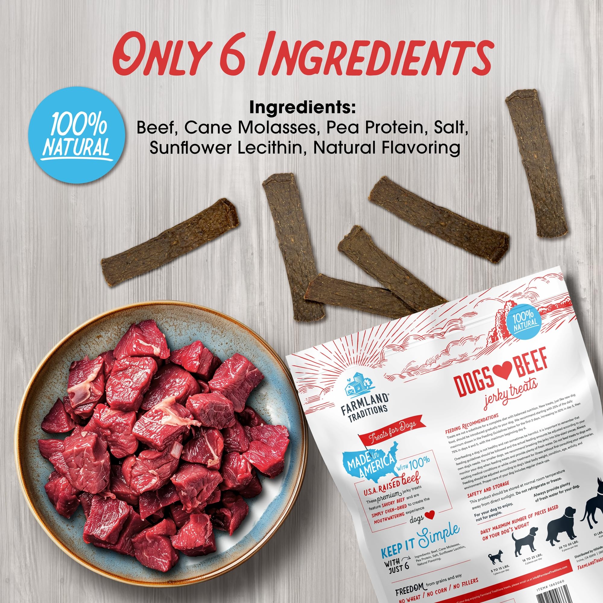 Farmland Traditions training treats bite-sized pieces for dogs of all sizes
