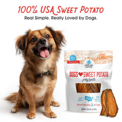 Farmland Traditions USA-grown sweet potatoes sliced for simple snacks.