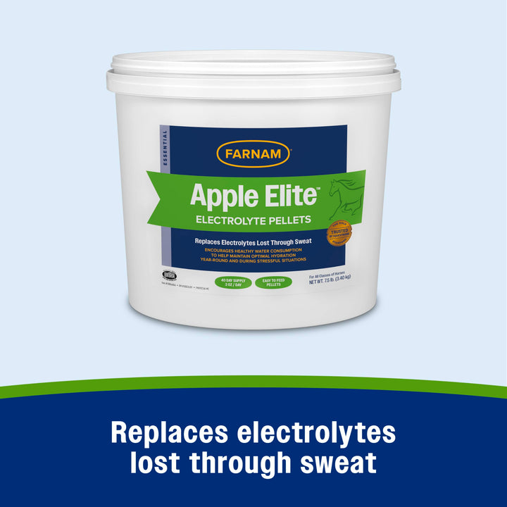 Farnam Apple Elite 7.5 lb bag label with no added sugar information