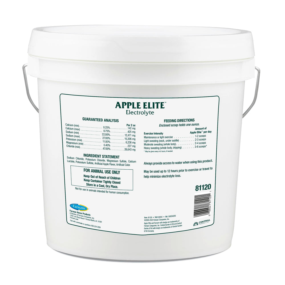 Farnam Apple Elite powder helps maintain fluid balance in extreme weather.