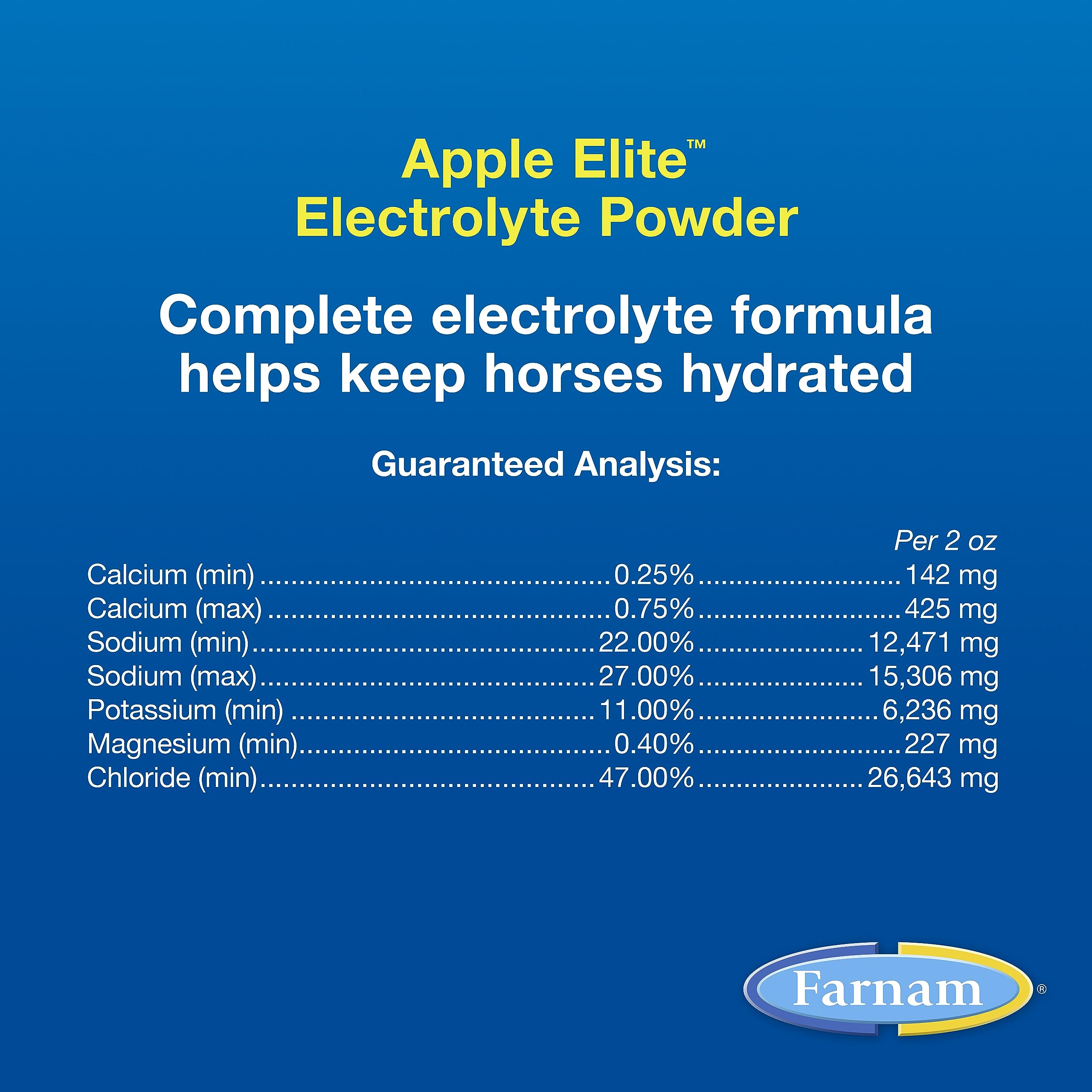 Farnam Apple Elite hydration support for endurance and training sessions.