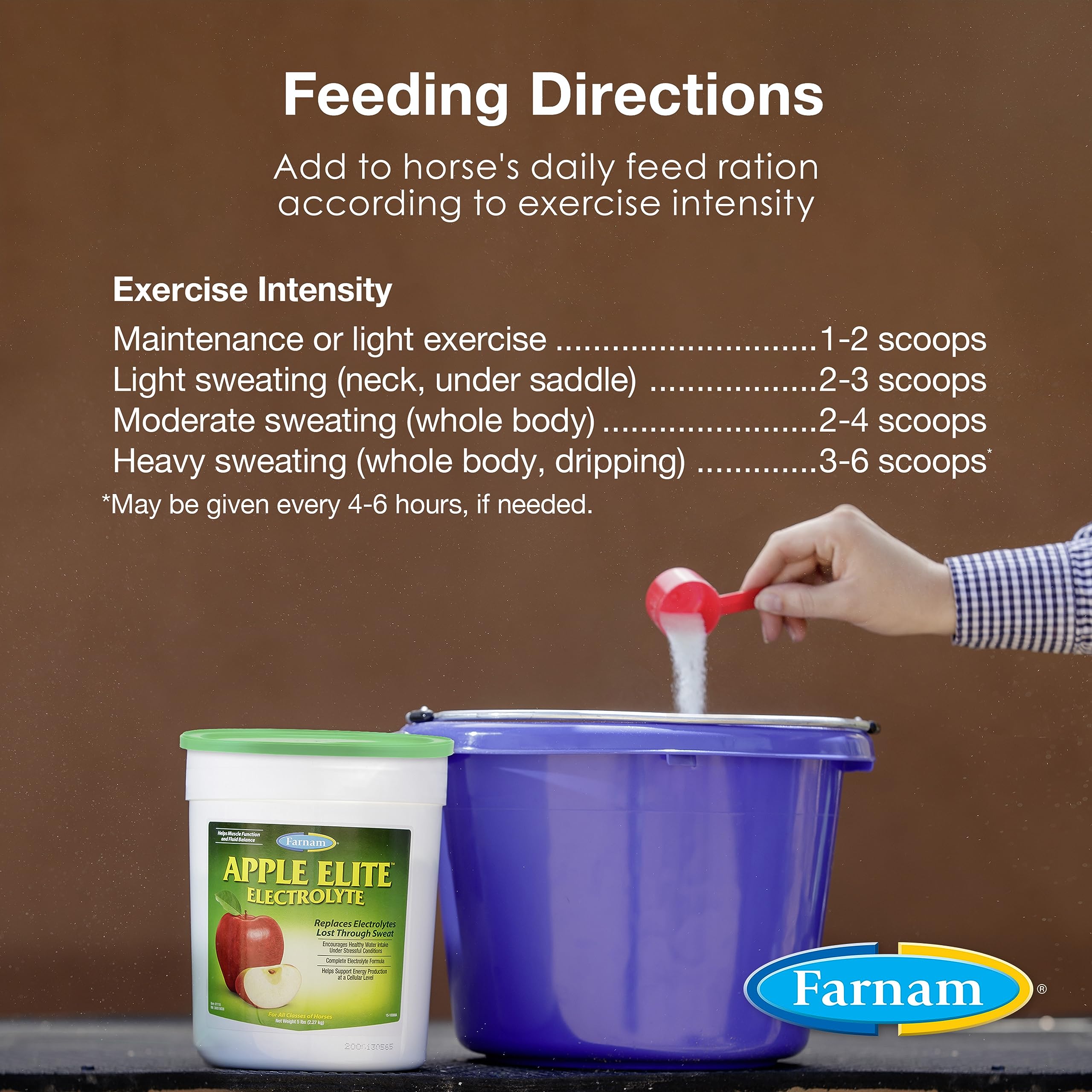 Farnam Apple Elite sugar-free formula supports daily electrolyte balance.