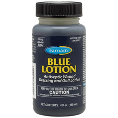 Farnam Blue Lotion bottle pour for quick antiseptic application