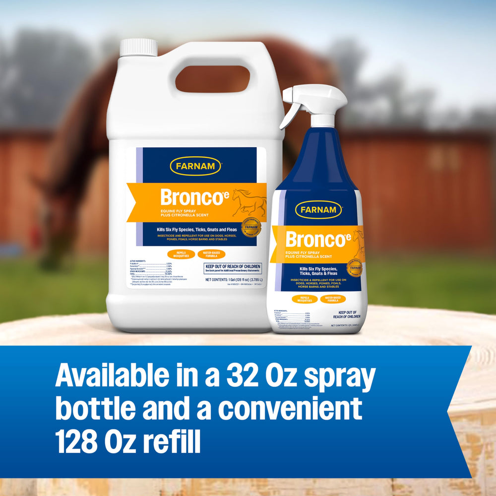 32 oz Farnam Bronco E spray bottle for everyday use