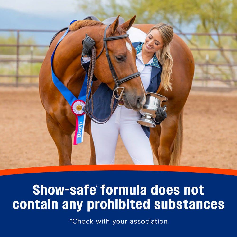 Farnam Cough Free supports breathing in dusty arena environments