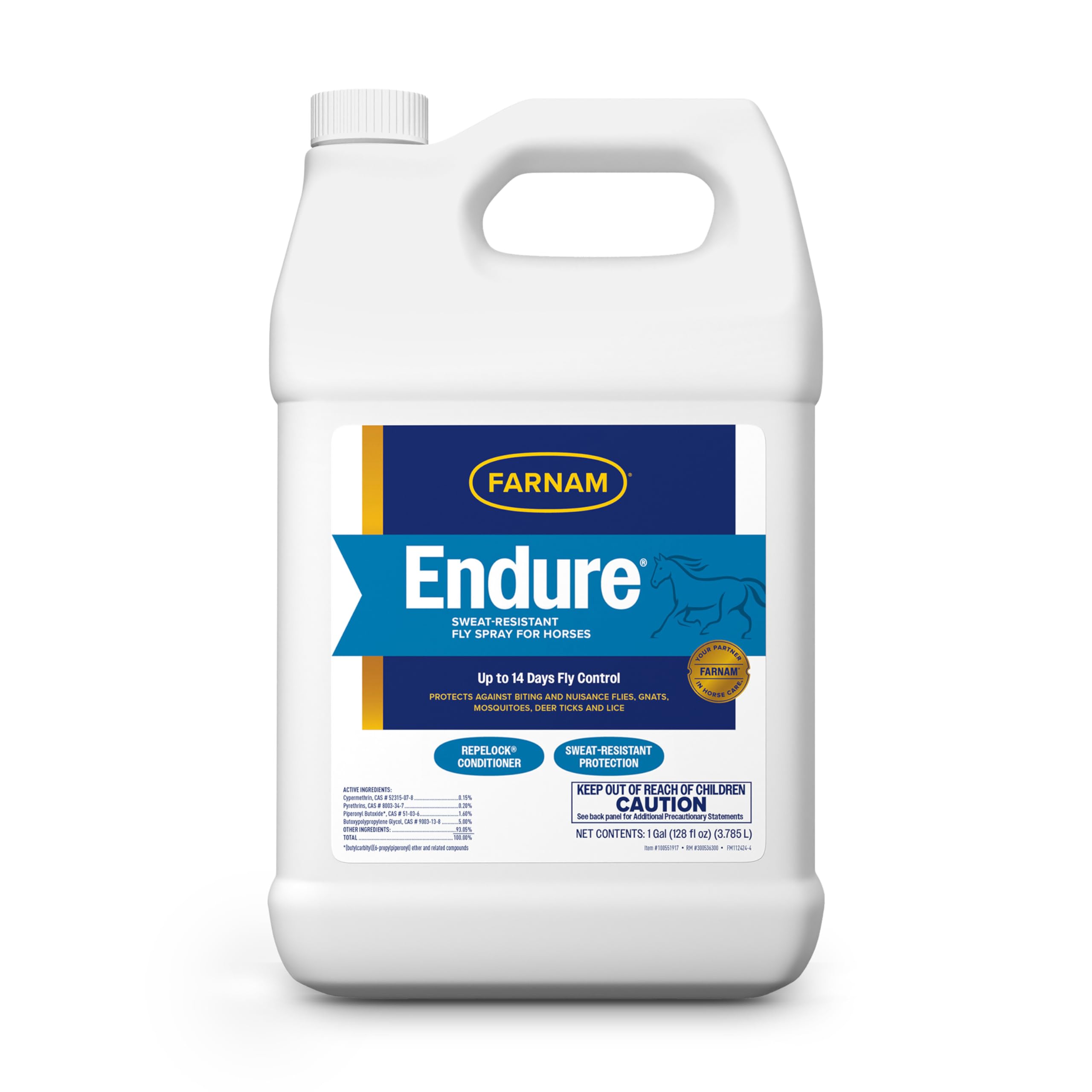 Farnam Endure fly spray bottle ready for easy equine insect control