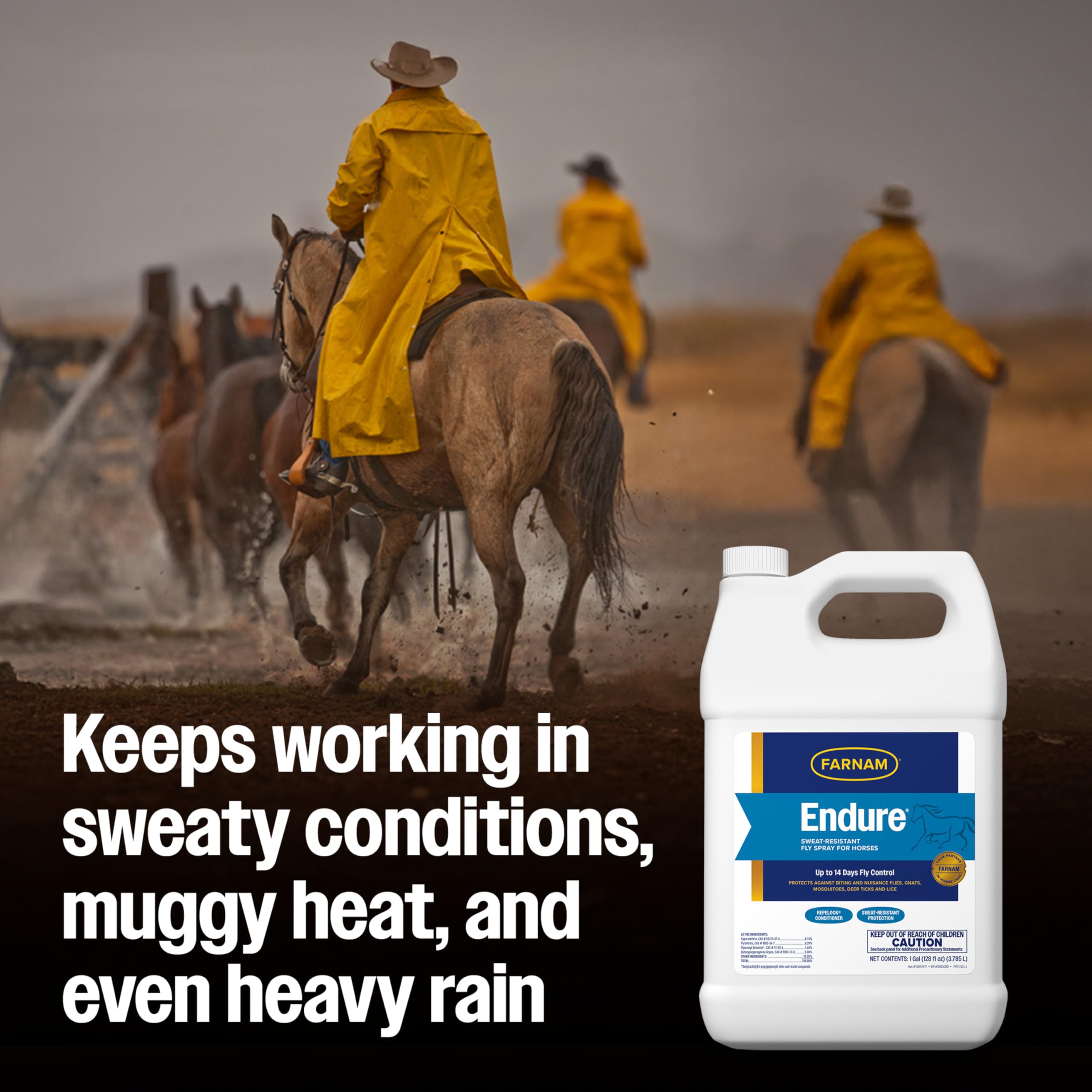 Repelock technology binding to horse hair shaft for lasting protection