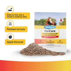 Farnam FenCare Safe-Guard 5-ounce packet ready for efficient administration to horses.