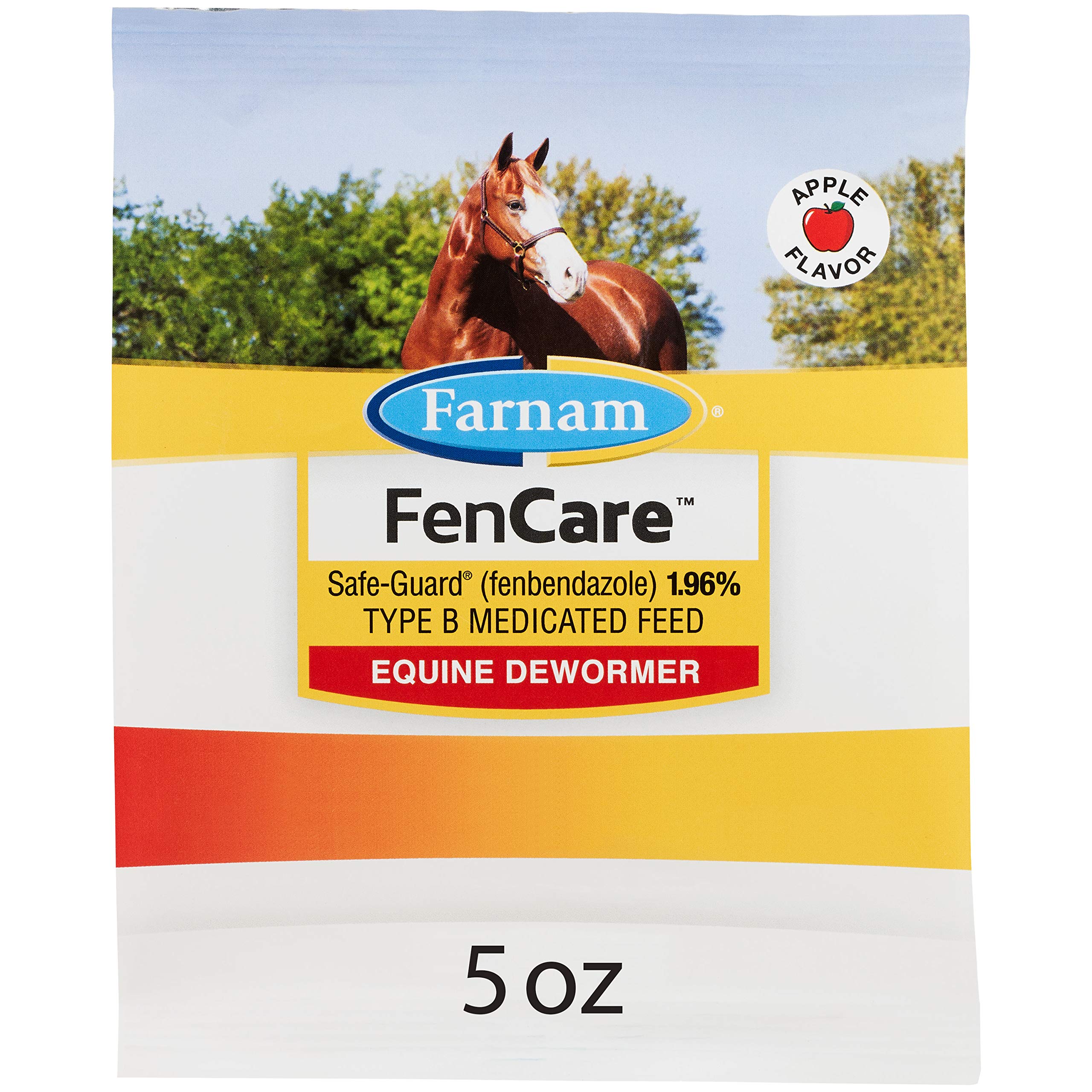 Farnam FenCare Safe-Guard apple-flavored pellet close-up for easy deworming.