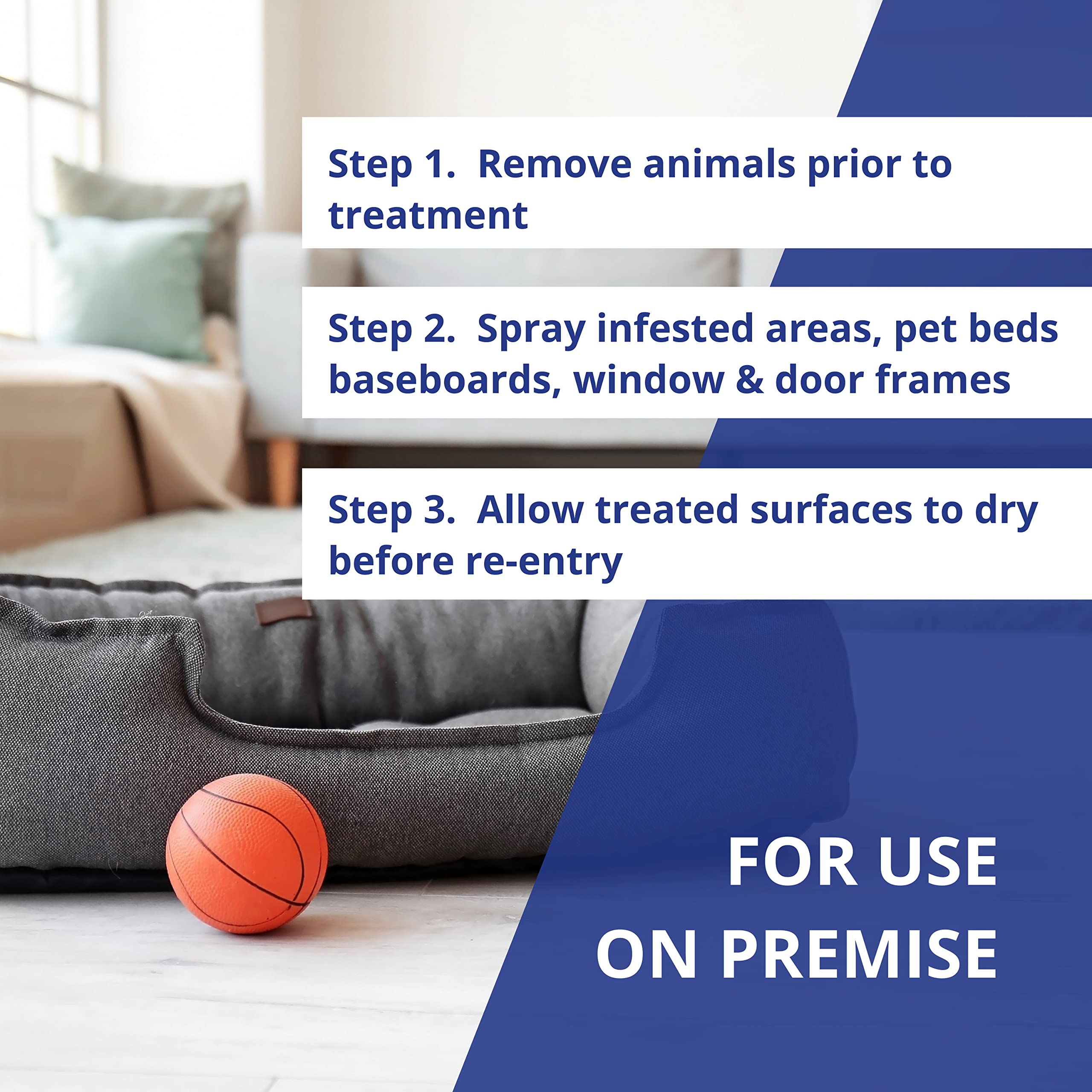 Farnam Flea Halt citronella scent provides pleasant aroma and repellent effect during use.