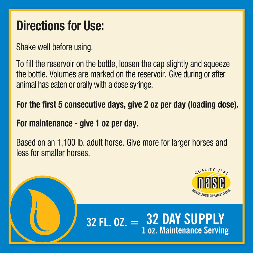 Farnam FluidFlex 32-day supply supports consistent dosing.