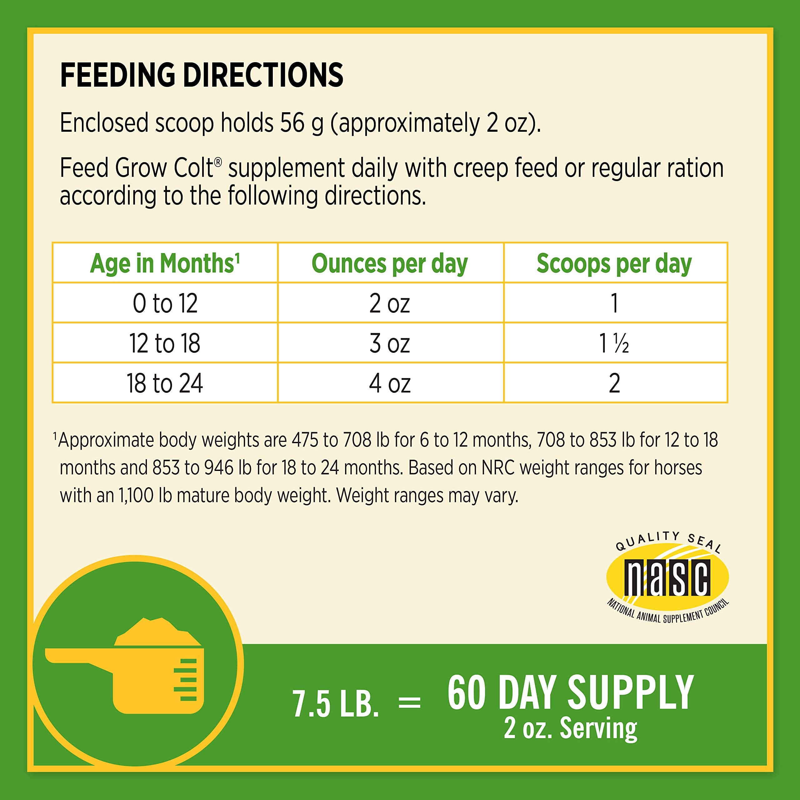 Storage-ready Farnam Grow Colt pellets keep nutrients intact